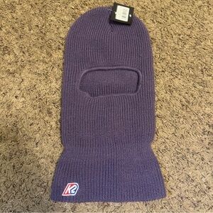 K2 Knit Purple Mask NWT